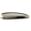 Koppel-Gürtelschnalle 40 mm, altsilber