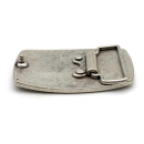 Koppel-Gürtelschnalle 40 mm, altsilber