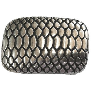 Koppel-Gürtelschnalle 40 mm, altsilber poliert