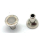 Magnetverschluss 3 mm, versilbert