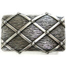 Koppel-Gürtelschnalle 40 mm, versilbert