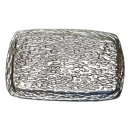 Koppel-Gürtelschnalle 40 mm, altsilber poliert