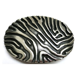 Koppel-Gürtelschnalle 40 mm, altsilber poliert