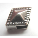 Schlaufzierteil 6 mm, versilbert