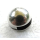 Schlaufzierteil "Buzzer" 6 mm, versilbert