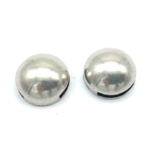 Schlaufzierteil "Buzzer" 13 mm, versilbert