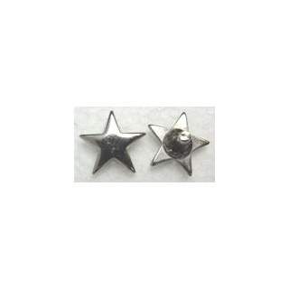 Nietzierteil "Stern" Ø 13 mm, vernickelt