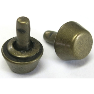 Nietzierteil Ø 10 mm, altmessing