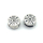 Schlaufzierteil 6 mm, versilbert