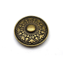 Nietzierteil "Arabica" Ø 65 mm, altmessing