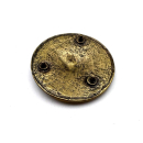 Nietzierteil "Arabica" Ø 65 mm, altmessing