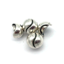 Magnetverschluss "Kugel" 6 mm, versilbert