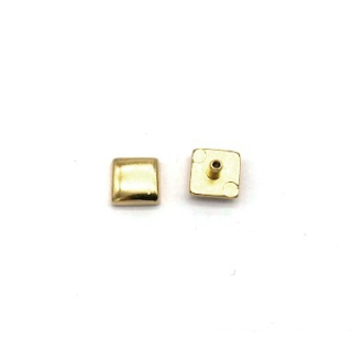 Nietzierteil 7,5 x 7,5 mm, vergoldet