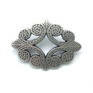 Nietzierteil 25 x 34 mm, altsilber
