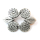 Nietzierteil 25 x 34 mm, altsilber