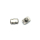 Nietzierteil 6 x 8 mm, altsilber