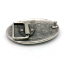 Koppel-Gürtelschnalle 30 mm, altsilber poliert