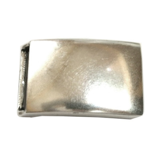 Koppel-Gürtelschnalle 35 mm, altsilber poliert