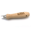 Loxx-Montagewerkzeug, Stahl vernickelt mit Holzgriff