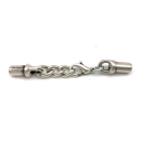 Hakenverschluss Ø 3 mm, versilbert