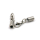 Hakenverschluss Ø 2,5 mm, versilbert