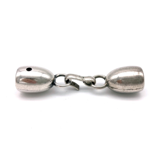 Hakenverschluss Ø 10 mm, versilbert