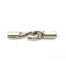 Hakenverschluss Ø 3 mm, versilbert