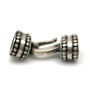 Hakenverschluss 10 x 7 mm, versilbert