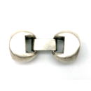 Hakenverschluss 10 x 7 mm, versilbert