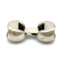 Hakenverschluss 10 x 7 mm, versilbert