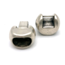 Hakenverschluss 10 x 7 mm, versilbert