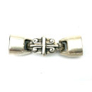 Hakenverschluss 10 x 7 mm, versilbert