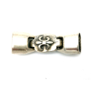 Hakenverschluss 10 x 7 mm, versilbert