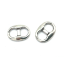 Schlaufzierteil 6 mm, versilbert