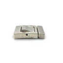 Steckverschluss 13,3 x 3,1 mm, versilbert