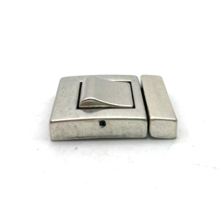 Steckverschluss 19,8 x 2,9 mm, versilbert