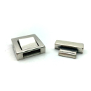 Steckverschluss 19,8 x 2,9 mm, versilbert
