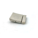 Steckverschluss 19,8 x 2,9 mm, versilbert
