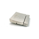 Steckverschluss 29,8 x 3 mm, versilbert