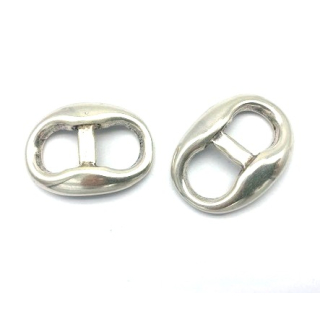 Schlaufzierteil 10 mm, versilbert