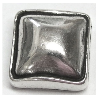Schlaufzierteil 13 mm, versilbert