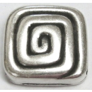 Schlaufzierteil "Meander" 13 mm, versilbert