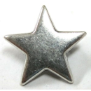 Schlaufzierteil "Stern" 6 mm, versilbert
