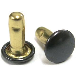 Nietstift geschlossen 9,8 mm, Eisen bronziert - 500 Stück