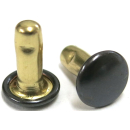 Nietstift geschlossen 9,8 mm, Eisen bronziert - 500...