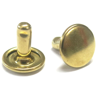 Nietstift geschlossen 9,7 mm, Messing - 500 Stück