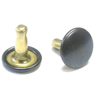 Nietstift geschlossen 9,7 mm, Eisen bronziert - 500 Stück