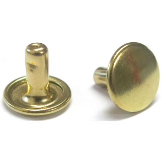 Nietstift geschlossen 8,7 mm, Messing - 500 Stück