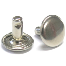 Nietstift geschlossen 8,7 mm, Messing vernickelt - 500...