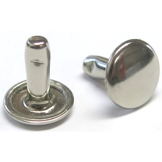 Nietstift geschlossen 10,7 mm, Eisen vernickelt - 500 Stück